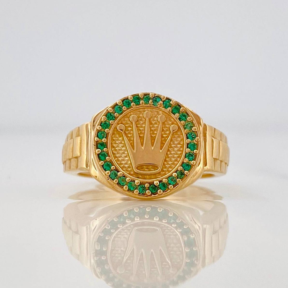 Anillo Corona Correa 5.4g / T6 3/4 Oro Amarillo 18K