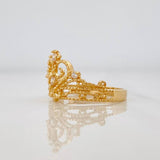 Anillo Corona 2.5g / T7 Oro Amarillo 18K