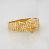Anillo Leon 4.25g / T11 Oro Amarillo 18K