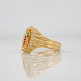 Anillo Virgen de Guadalupe 3.75g / T5 1/4 Oro Amarillo 18K