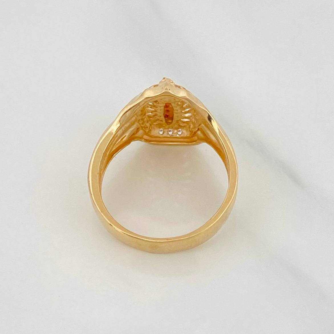 Anillo Virgen de Guadalupe 3.75g / T5 1/4 Oro Amarillo 18K