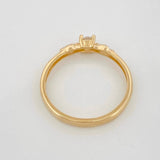 Anillo Solitario 1.8g / T7 3/4 Oro Amarillo 18K