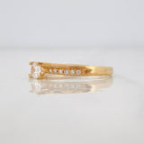 Anillo Solitario Churumbela 1.95g / T6 1/2 Oro Amarillo 18K