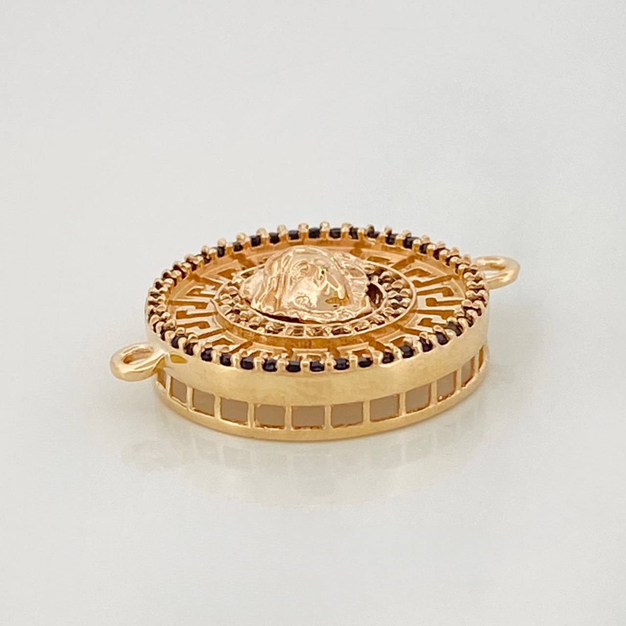 Herraje Medusa 3.55g / 2.4cm Oro Amarillo 18K