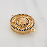Herraje Medusa 3.55g / 2.4cm Oro Amarillo 18K
