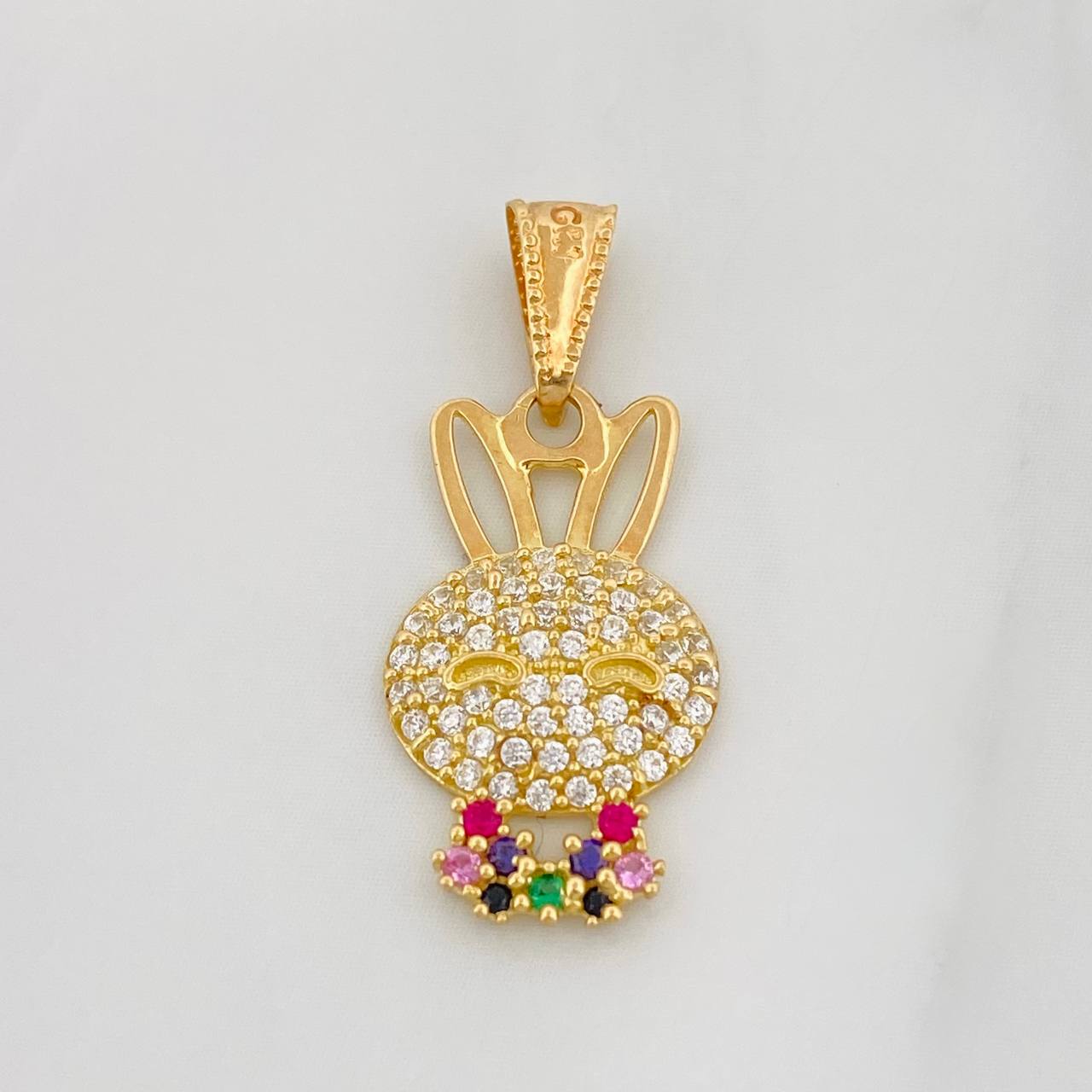 Dije Rostro Conejo 1.35g / 2.5cm Oro Amarillo 18K