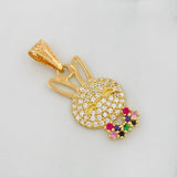 Dije Rostro Conejo 1.35g / 2.5cm Oro Amarillo 18K