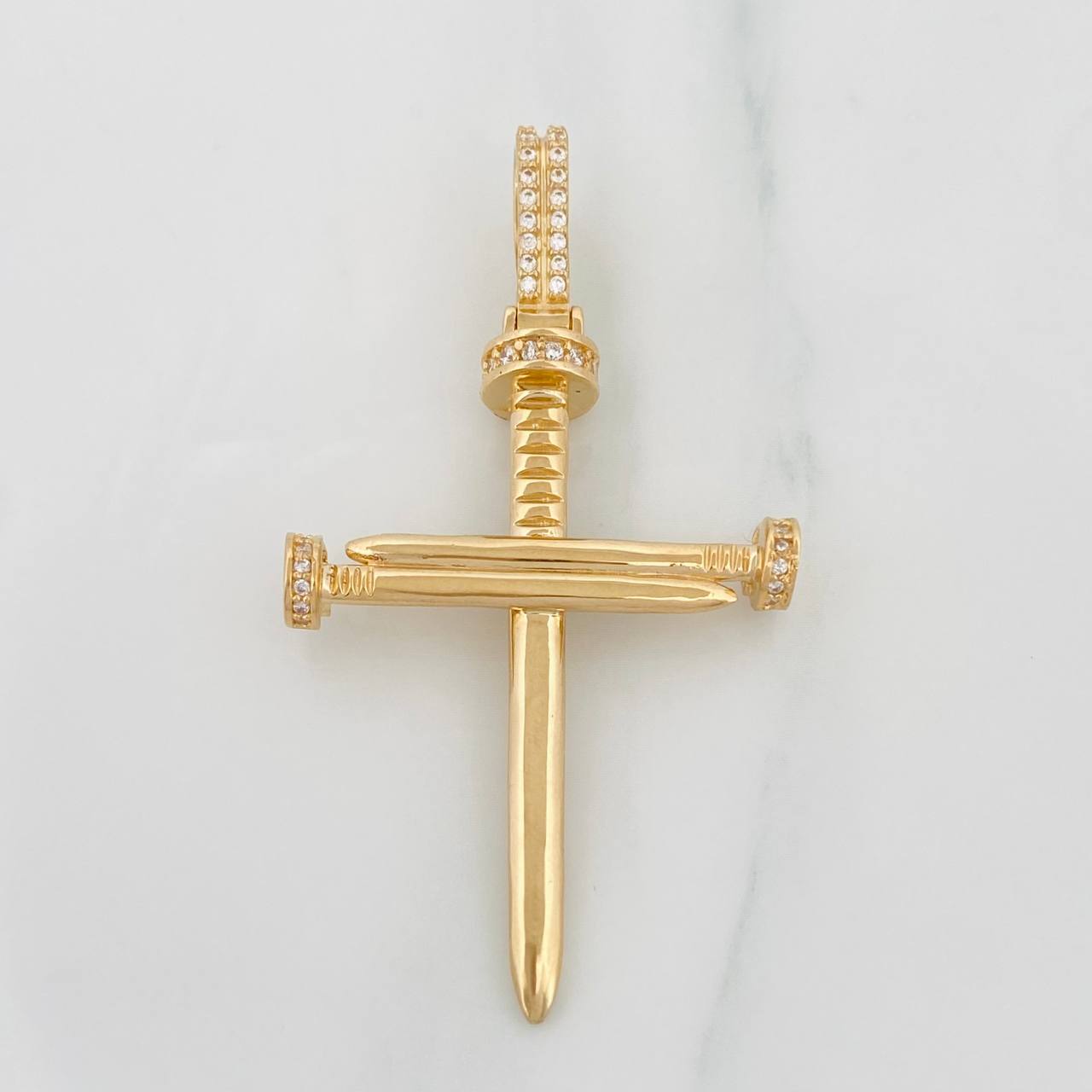 Dije Cruz Clavo 6.05g / 5.8cm Oro Amarillo 18K