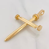 Dije Cruz Clavo 6.05g / 5.8cm Oro Amarillo 18K