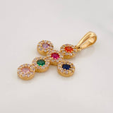Dije Cruz Tupida 2.65g / 3.3cm Oro Amarillo 18K