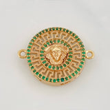 Herraje Medusa 3.35g / 2.4cm Oro Amarillo 18K