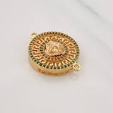 Herraje Medusa 3.35g / 2.4cm Oro Amarillo 18K