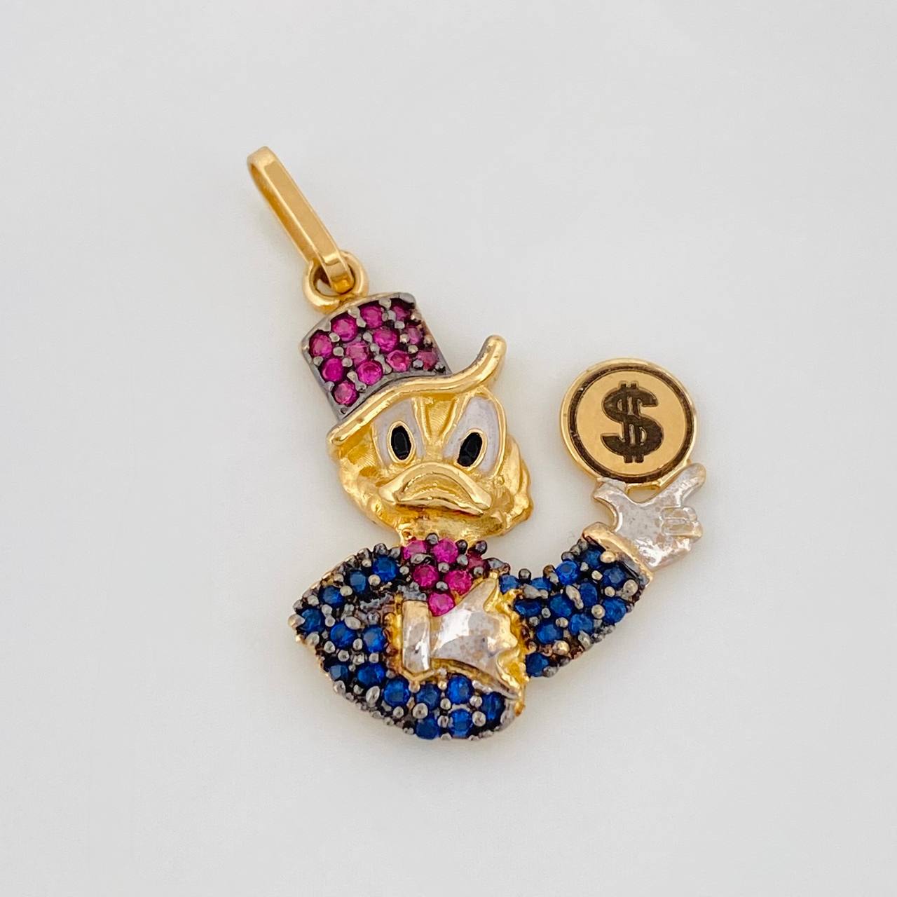 Dije Pato Inspirado 2.45g / 2.6cm Tres Oros 18K