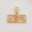 Dije One Dolar 3.8g / 2.1cm Tres Oros 18K