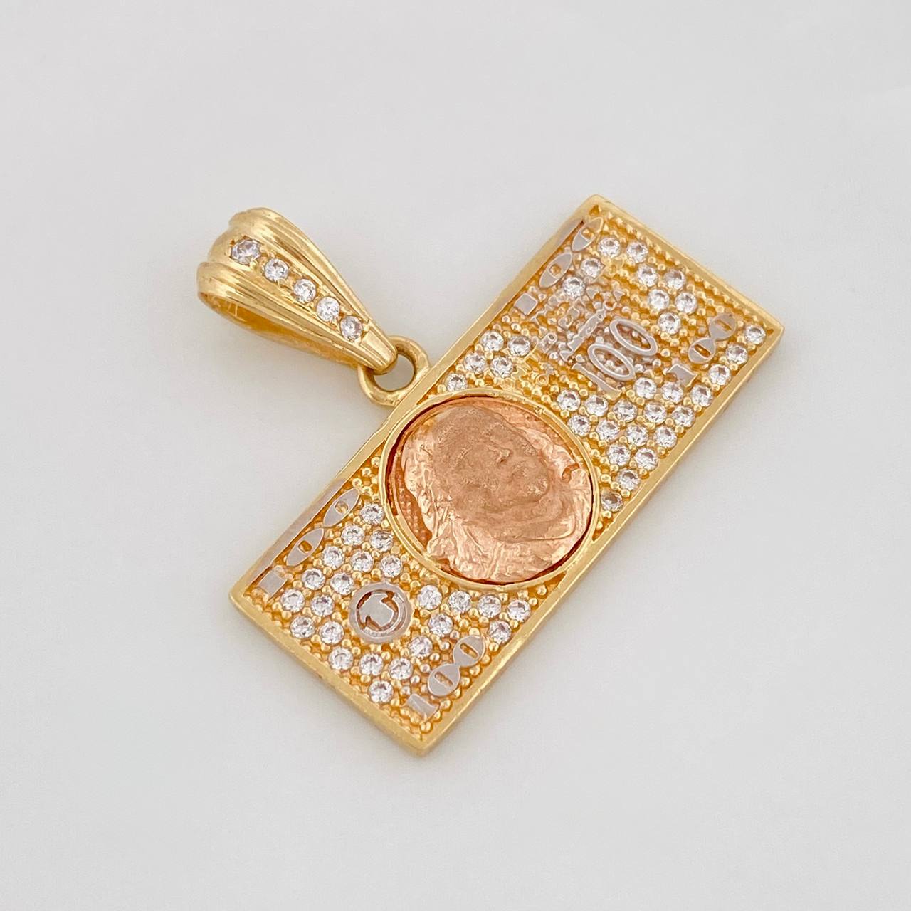 Dije One Dolar 3.8g / 2.1cm Tres Oros 18K