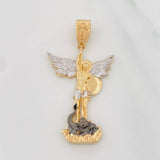Dije San Miguel Arcangel 6.4g / 5.1cm Tres Oros 18K