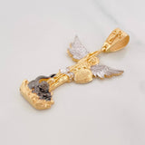 Dije San Miguel Arcangel 6.4g / 5.1cm Tres Oros 18K