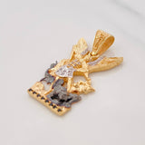 Dije San Miguel Arcángel 4.45g / 3.1cm Tres Oros 18K