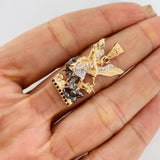 Dije San Miguel Arcángel 4.45g / 3.1cm Tres Oros 18K