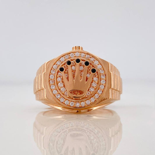 Anillo Corona 11.3g / T10 3/4 Oro Rosa 18K