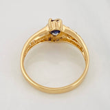 Anillo Solitario 2.9g / T7 1/2 Oro Amarillo 18K