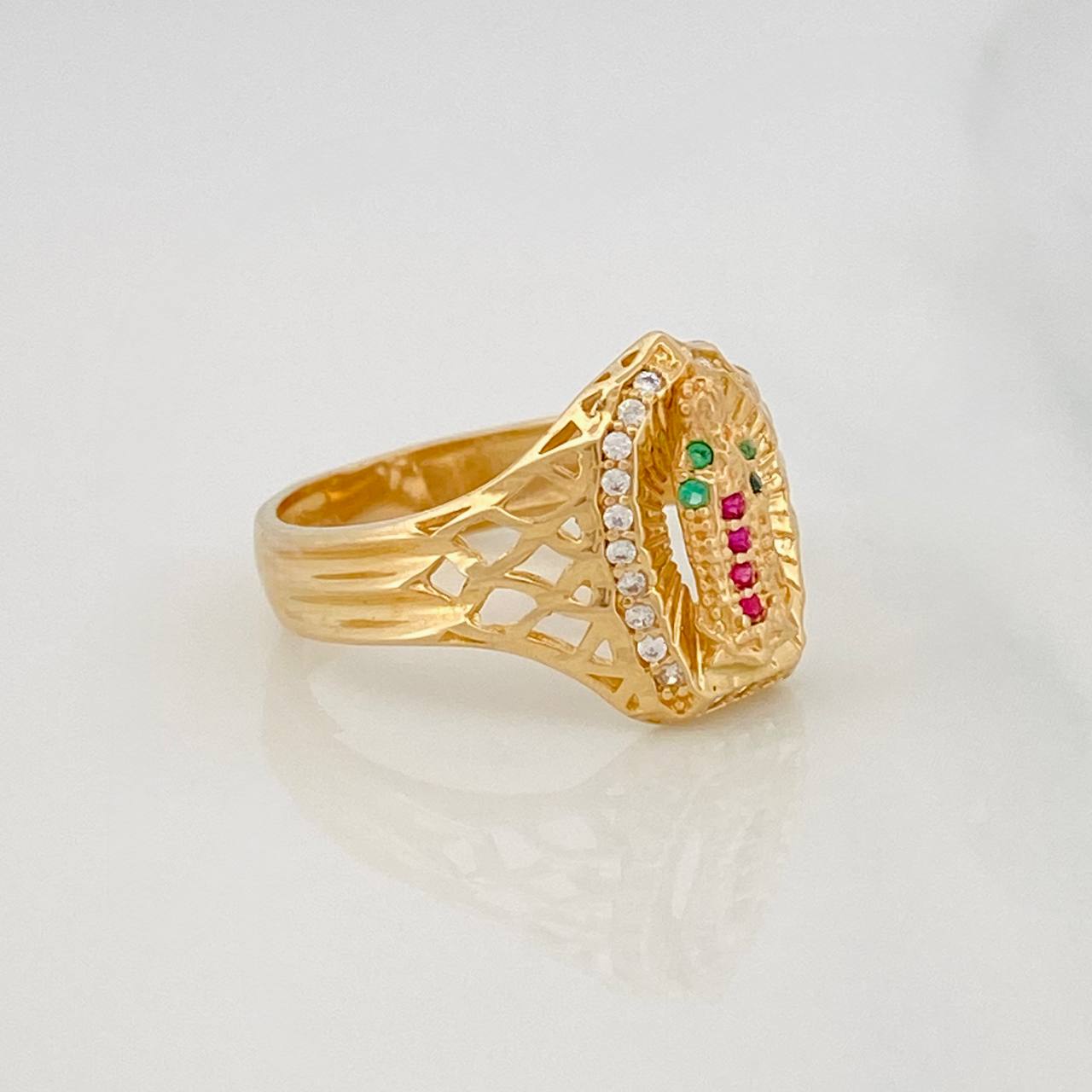Anillo Virgen de Guadalupe 3.45g / T6 1/4 Oro Amarillo 18K
