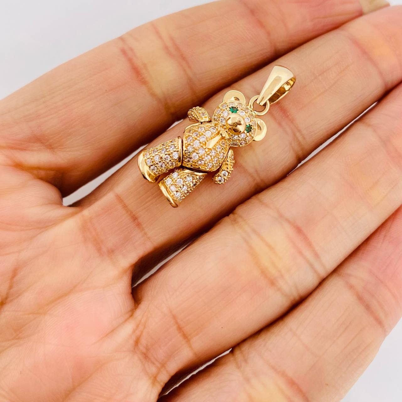 Dije Oso Articulado 4.6g / 3cm Oro Amarillo 18K