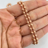 Cadena Militar 18.3g / 50cm / 4mm Oro Rosa 18K