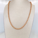 Cadena Militar 18.3g / 50cm / 4mm Oro Rosa 18K