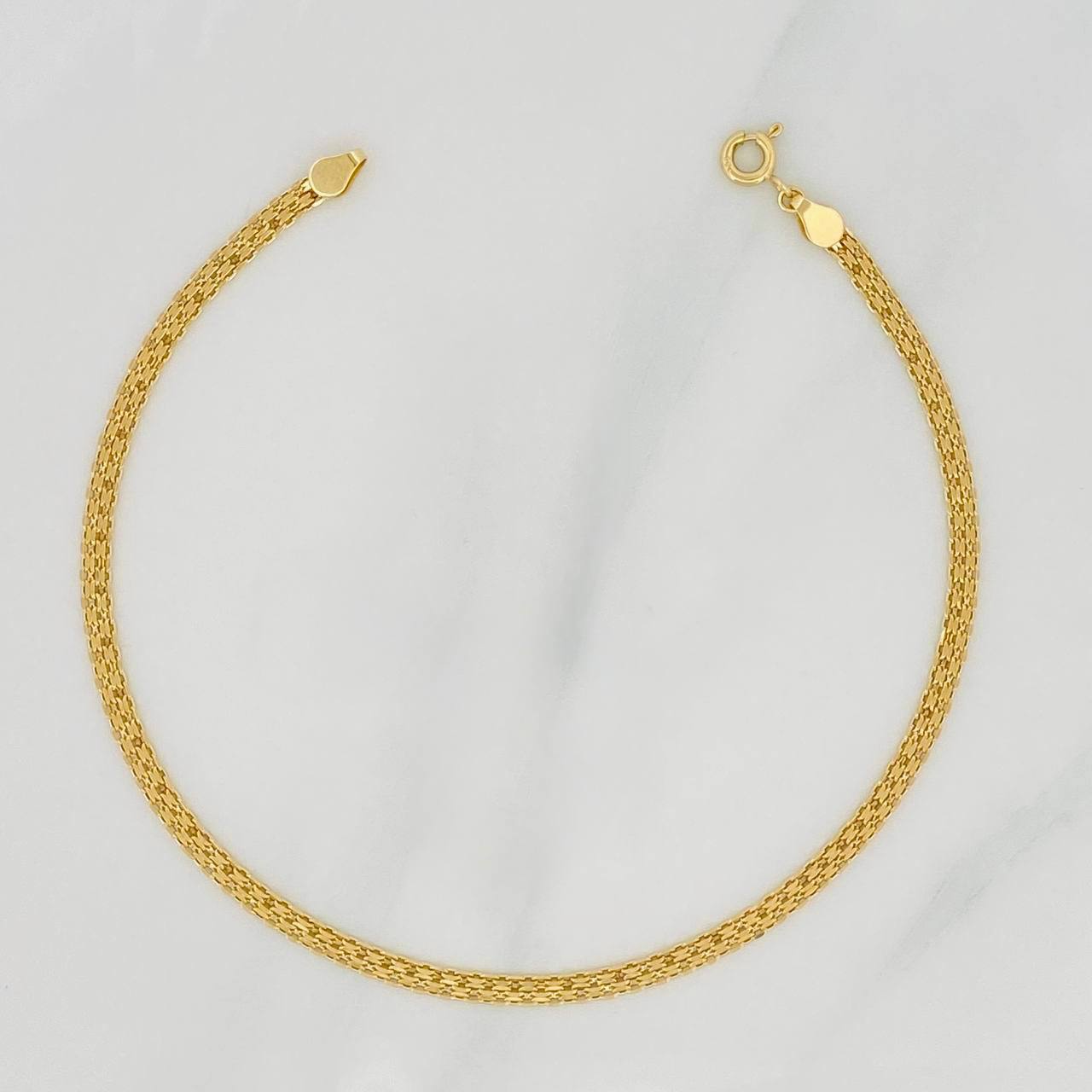 Pulso China 1.55g / 21cm / 2.47mm Oro Amarillo 18K