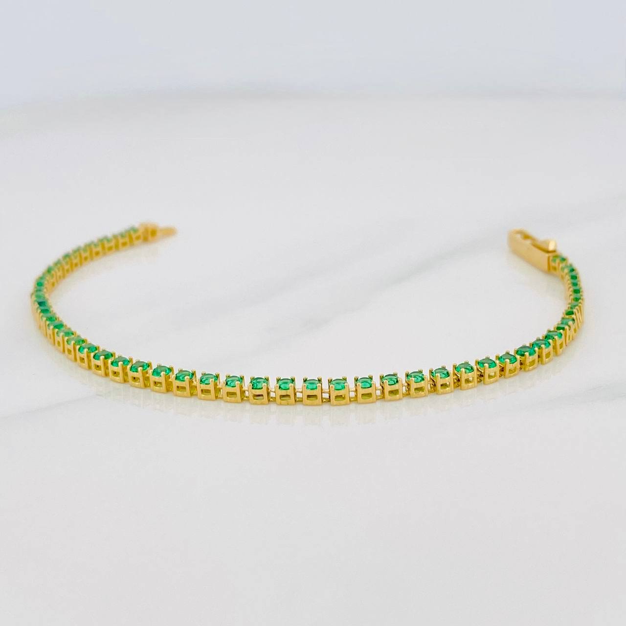 Pulso Tenis 3.95g / 14cm / 2.2mm Oro Amarillo 18K