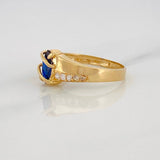 Anillo Solitario Rombo 2.75g / T6 1/2 Oro Amarillo 18K