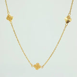 Cadena Aro Seguido Trebol 3.8gr / 45.7cm / 0.89mm Oro Amarillo 18K $