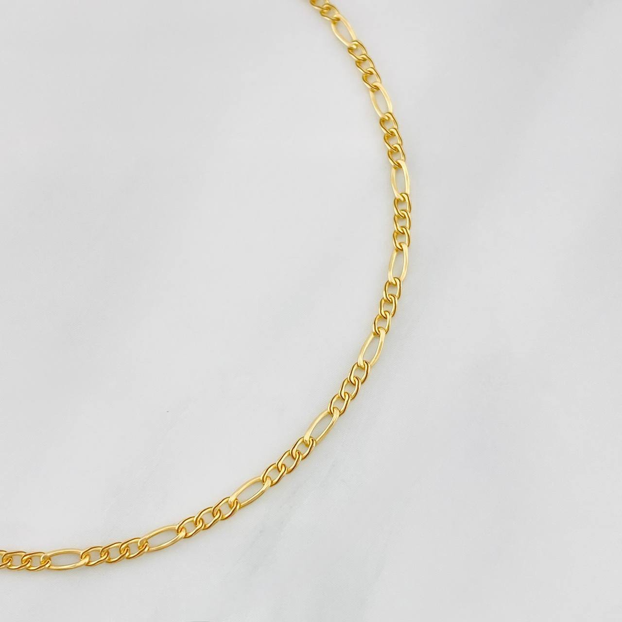 Pulso Figaro 0.75g / 19cm / 1.75mm Oro Amarillo 18K