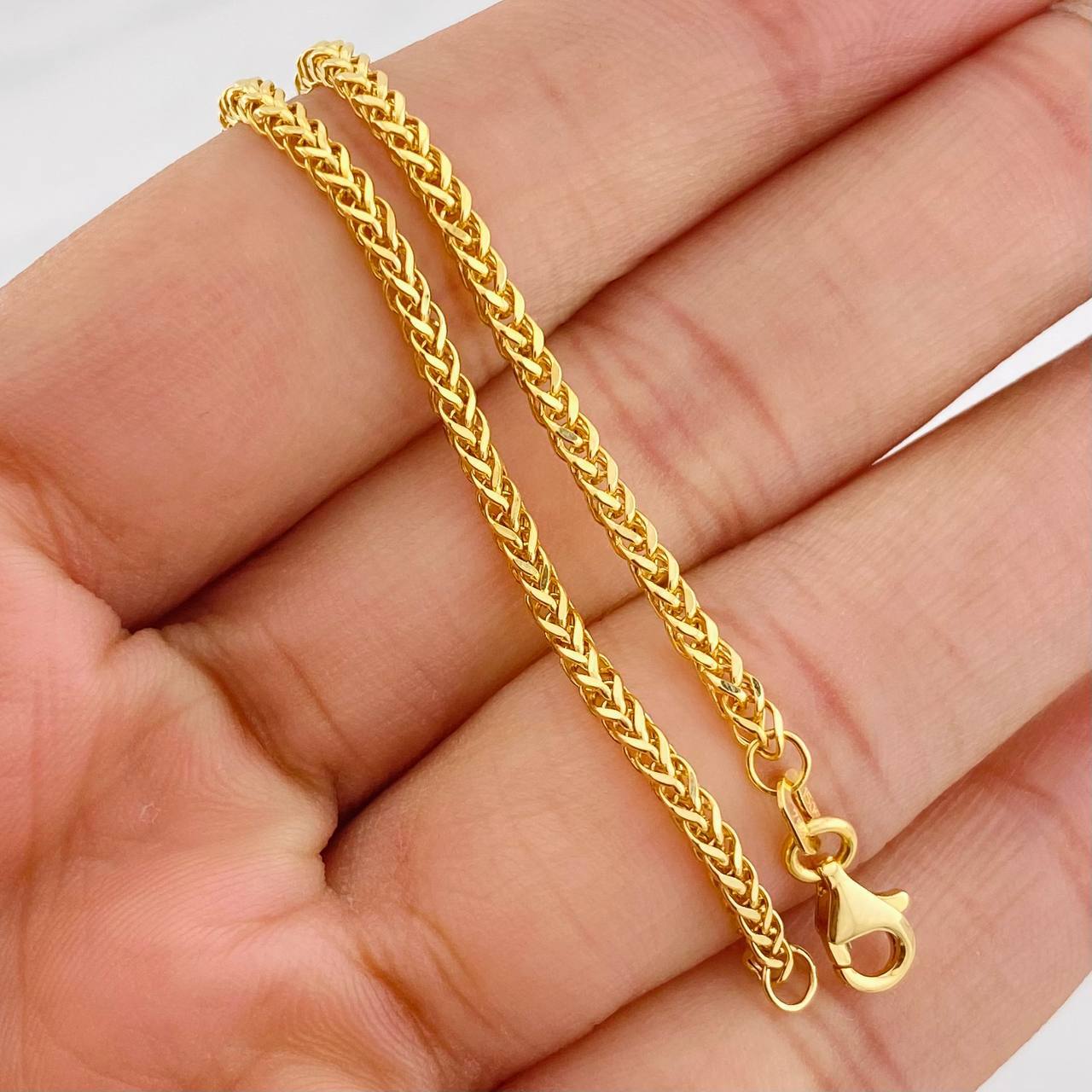 Pulso Franco 2.45g / 20cm / 1.74mm Oro Amarillo 18K