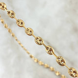 Cadena GC 9.2gr / 45cm / 4.8mm Diamantada Oro Amarillo 18K