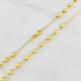 Rosario Virgen de la milagrosa 11.35g / 60cm / 3.85mm Oro Amarillo 18K
