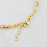 Pulso Tipo militar 5.25g / 17cm / 3mm Tres Oros 18K