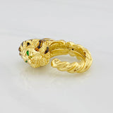 Anillo Leon 2.8g / T8 1/4 Oro Amarillo 18K