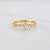 Anillo Solitario churumbela 2.15g / T6 1/2 Oro Amarillo 18K