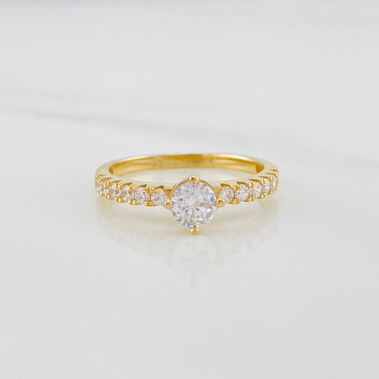 Anillo Solitario churumbela 2.15g / T8 Oro Amarillo 18K
