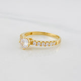 Anillo Solitario churumbela 2.15g / T6 1/2 Oro Amarillo 18K