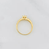 Anillo Solitario Churumbela 2.2g / T7 Oro Amarillo 18K