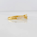 Anillo Solitario Churumbela 2.2g / T7 Oro Amarillo 18K