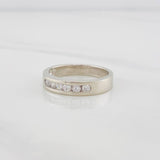 Anillo Argolla churumbela 4.3g / T7 1/2 Oro Blanco 18K