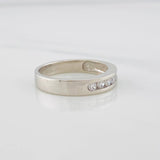Anillo Argolla churumbela 4.3g / T7 1/2 Oro Blanco 18K