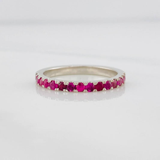 Anillo Argolla churumbela 3.25g / T7 1/4 Oro Blanco 18K