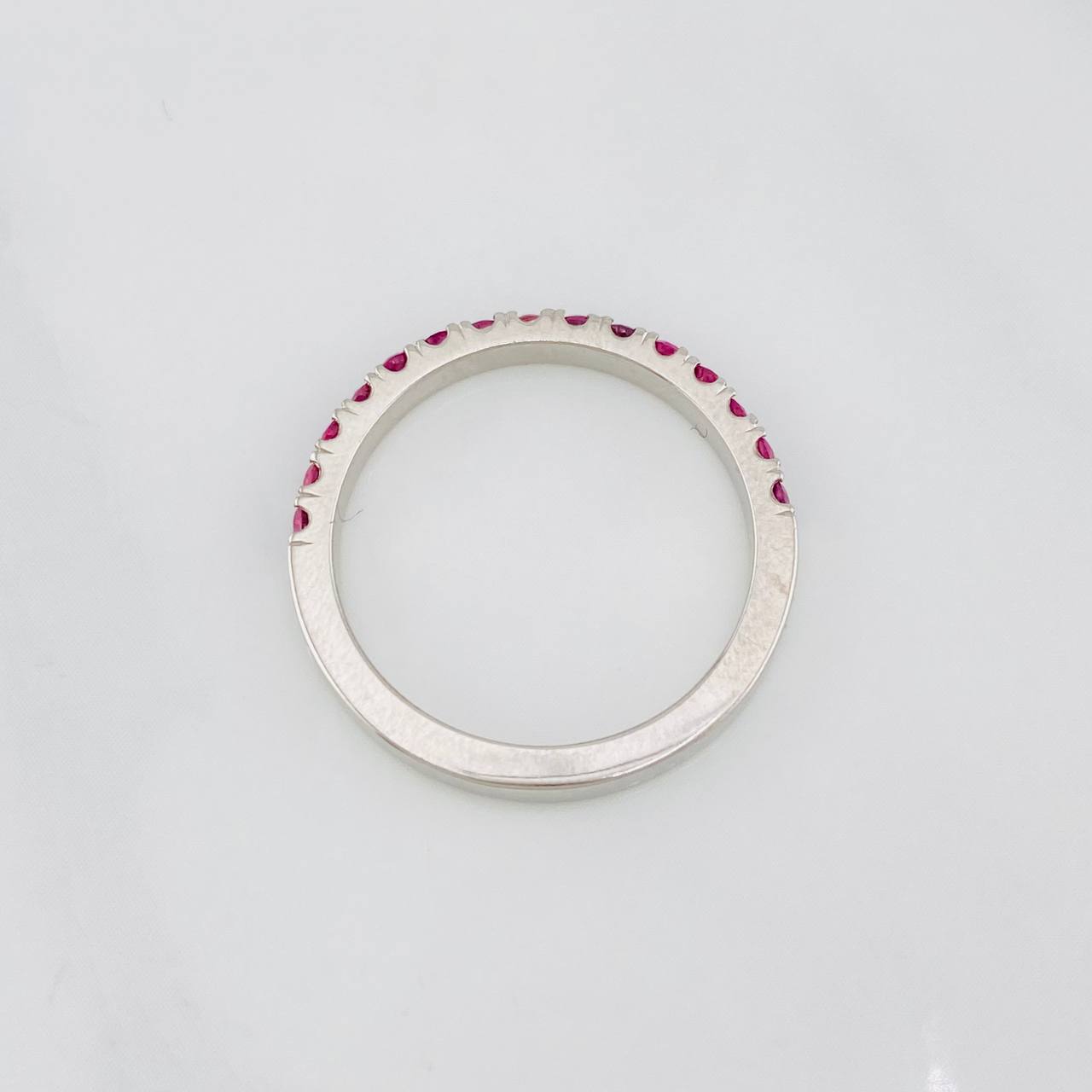 Anillo Argolla churumbela 3.25g / T7 1/4 Oro Blanco 18K