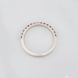 Anillo Argolla churumbela 3.25g / T7 1/4 Oro Blanco 18K