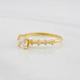 Anillo Solitario churumbela 1.45g / T6 1/2 Oro Amarillo 18K